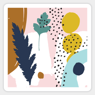 Summer Fun Abstract Pattern Sticker